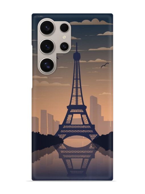 France Paris Eiffel Tower Gradient Snap Case for Samsung Galaxy S24 Ultra (5G) Zapvi