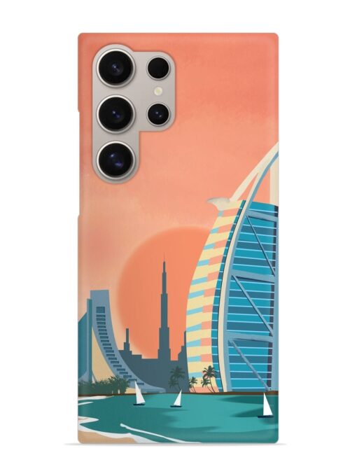 Dubai Architectural Scenery Snap Case for Samsung Galaxy S24 Ultra (5G) Zapvi