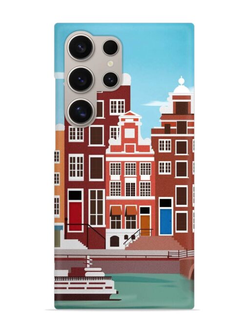 Scenery Architecture Amsterdam Landscape Snap Case for Samsung Galaxy S24 Ultra (5G) Zapvi