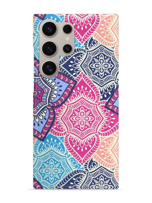 Ethnic Floral Seamless Snap Case for Samsung Galaxy S24 Ultra (5G) Zapvi