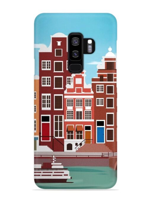 Scenery Architecture Amsterdam Landscape Snap Case for Samsung Galaxy S9 Plus Zapvi