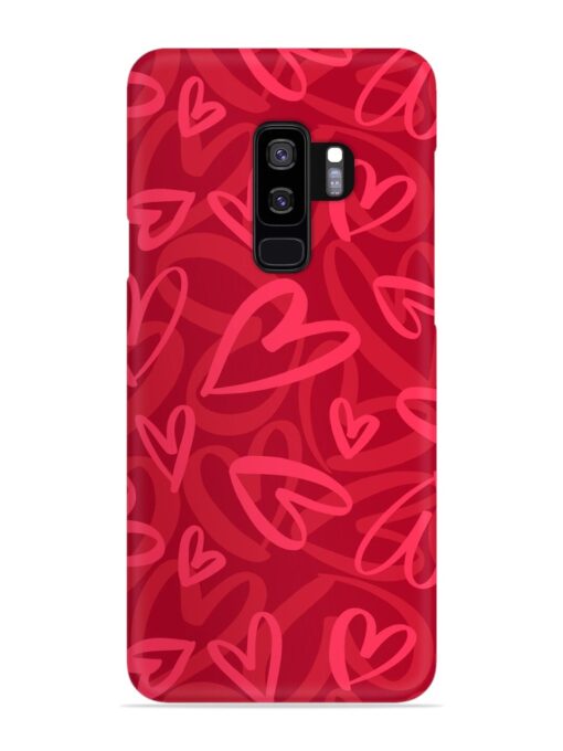 Seamless Romantic Pattern Snap Case for Samsung Galaxy S9 Plus Zapvi