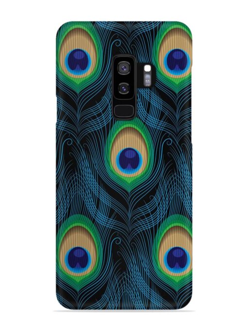 Seamless Pattern Peacock Snap Case for Samsung Galaxy S9 Plus Zapvi