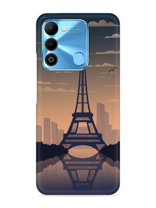France Paris Eiffel Tower Gradient Snap Case for Tecno Spark 9 Zapvi
