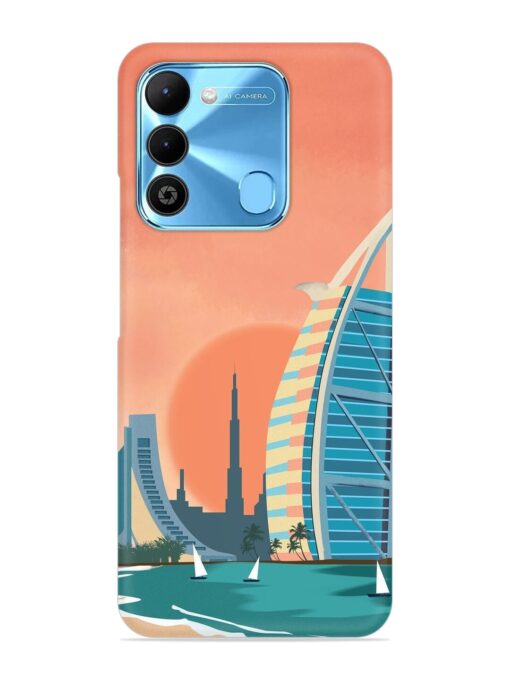 Dubai Architectural Scenery Snap Case for Tecno Spark 9 Zapvi