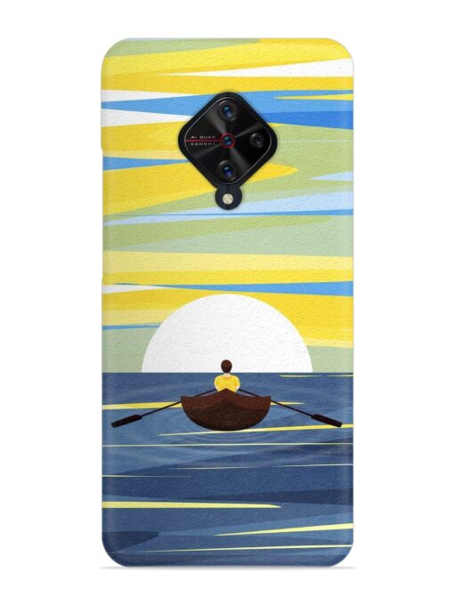 Rowing Person Ferry Paddle Snap Case for Vivo S1 Pro Zapvi