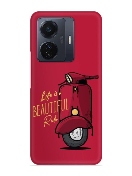 Life Is Beautiful Rides Snap Case for Vivo T1 Pro (5G) Zapvi