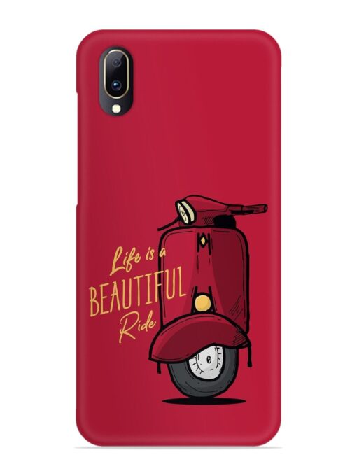 Life Is Beautiful Rides Snap Case for Vivo V11 Pro Zapvi