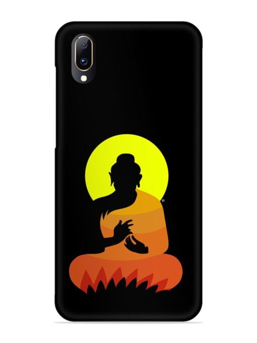 Buddha Art Black Snap Case for Vivo V11 Pro Zapvi