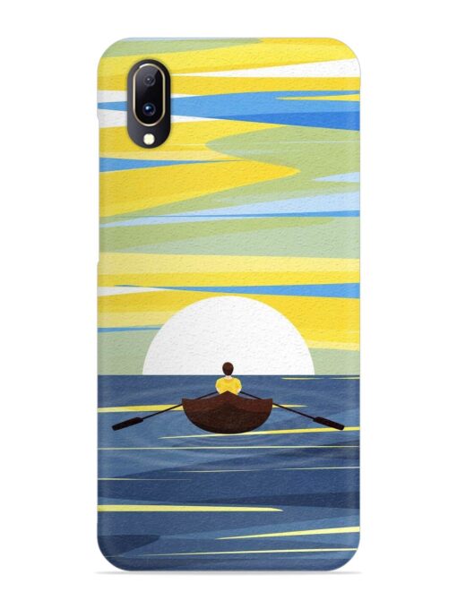 Rowing Person Ferry Paddle Snap Case for Vivo V11 Pro Zapvi