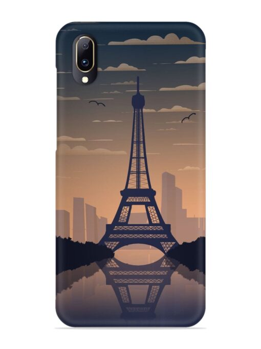 France Paris Eiffel Tower Gradient Snap Case for Vivo V11 Pro Zapvi