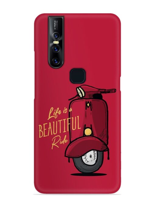 Life Is Beautiful Rides Snap Case for Vivo V15 Zapvi