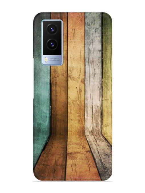 Wooden Realistic Art Snap Case for Vivo V21E (5G) Zapvi