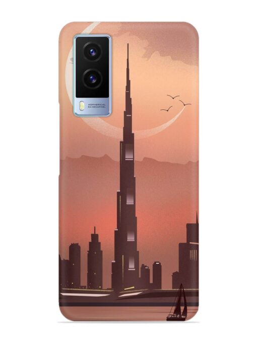 Landmark Burj Khalifa Snap Case for Vivo V21E (5G) Zapvi