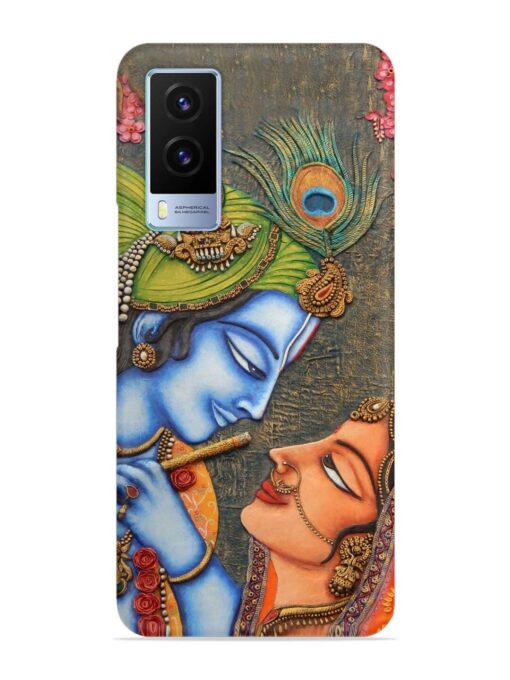 Lord Radha Krishna Flute Art Snap Case for Vivo V21E (5G) Zapvi