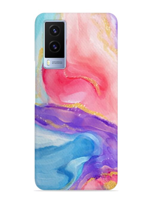 Watercolor Gradient Snap Case for Vivo V21E (5G) Zapvi