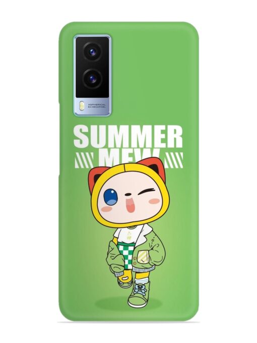 Summer Mew Snap Case for Vivo V21E (5G) Zapvi