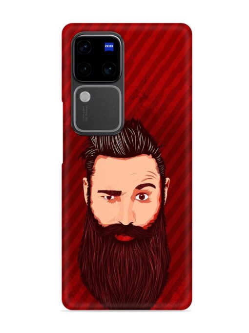 Beardo Man Snap Case for Vivo V30 (5G) Zapvi