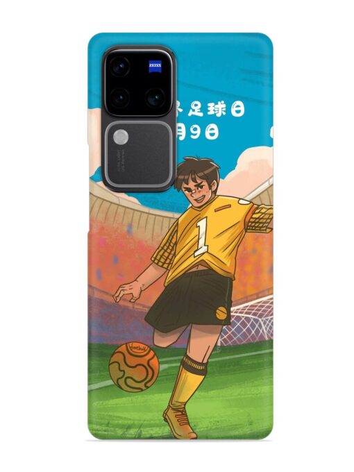 Soccer Kick Snap Case for Vivo V30 (5G) Zapvi