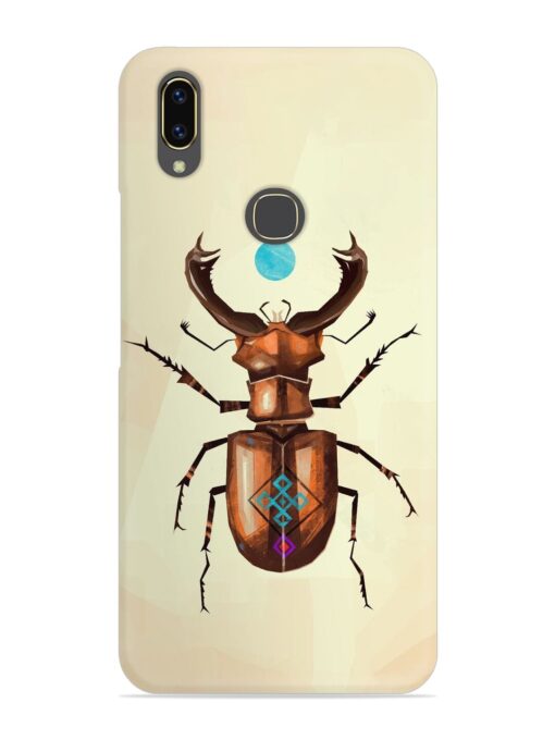 Stag Beetle Vector Snap Case for Vivo V9 Youth Zapvi