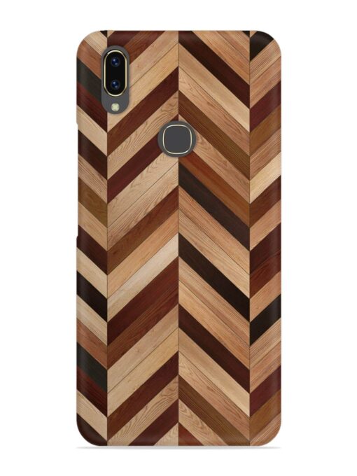 Seamless Wood Parquet Snap Case for Vivo V9 Youth Zapvi