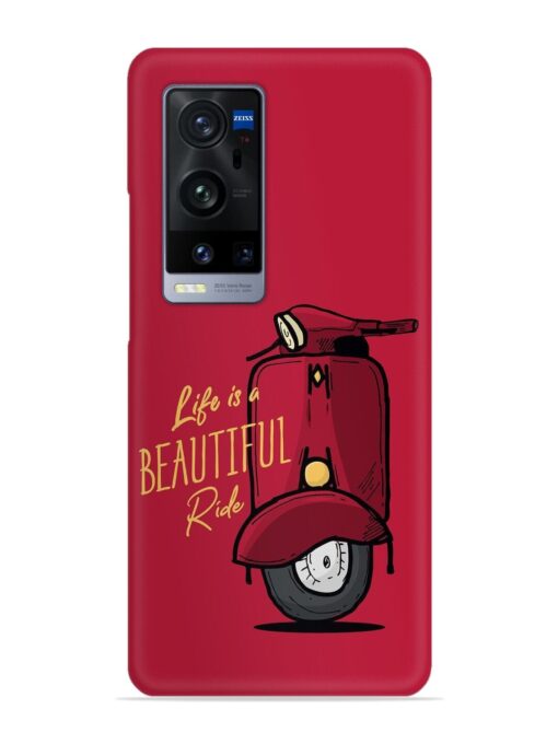 Life Is Beautiful Rides Snap Case for Vivo X60 Pro Plus Zapvi