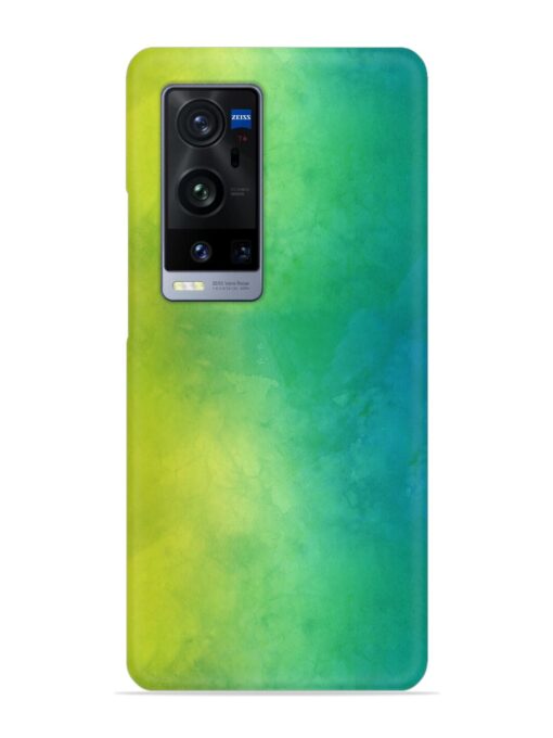 Yellow Green Gradient Snap Case for Vivo X60 Pro Plus Zapvi