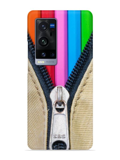 Zip In Color Snap Case for Vivo X60 Pro Plus Zapvi