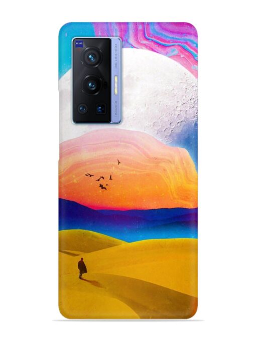 Sandy Desert Snap Case for Vivo X70 Pro (5G) Zapvi