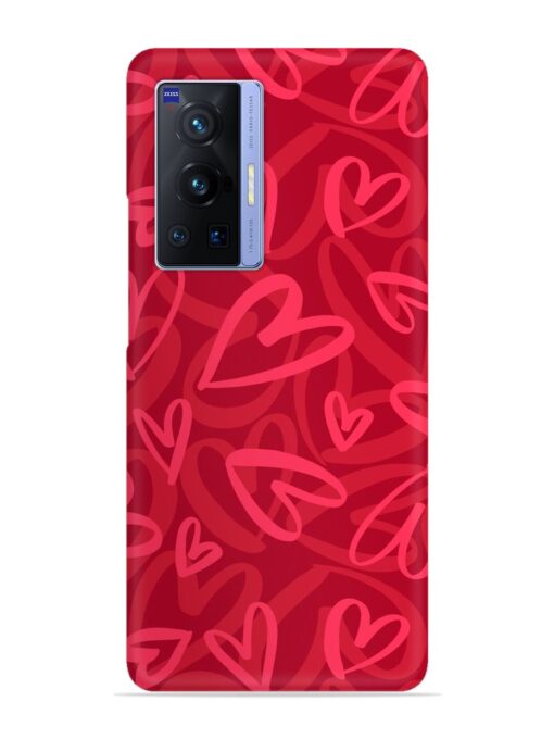 Seamless Romantic Pattern Snap Case for Vivo X70 Pro (5G) Zapvi