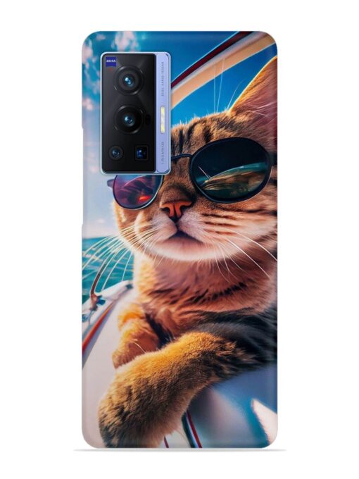 Cat In Style Snap Case for Vivo X70 Pro (5G) Zapvi