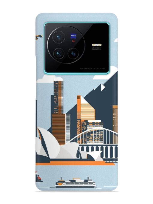 Sydney Opera Landscape Snap Case for Vivo X80 Zapvi