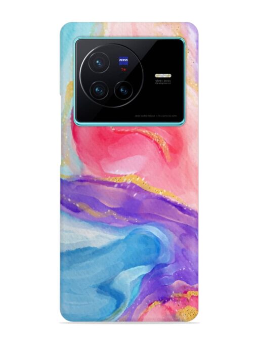Watercolor Gradient Snap Case for Vivo X80 Zapvi