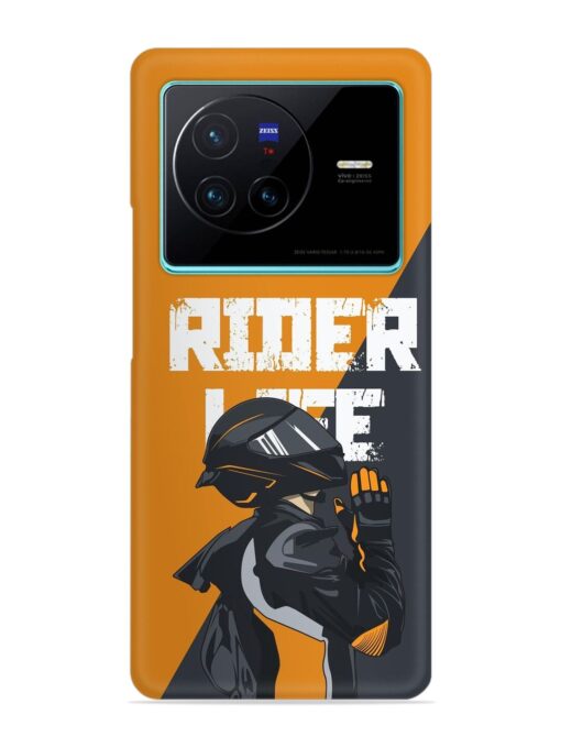Rider Life Snap Case for Vivo X80 Zapvi