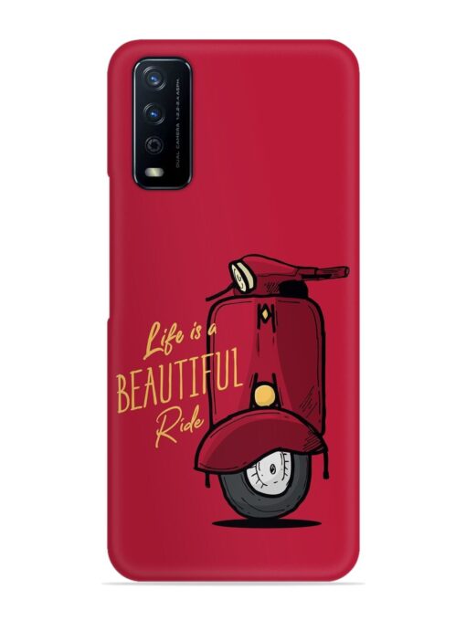 Life Is Beautiful Rides Snap Case for Vivo Y12G Zapvi