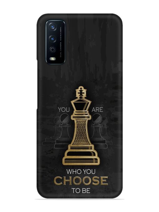 You Are Who Choose To Be Snap Case for Vivo Y12G Zapvi