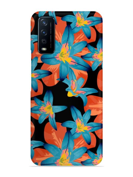 Philippine Flowers Seamless Snap Case for Vivo Y12G Zapvi