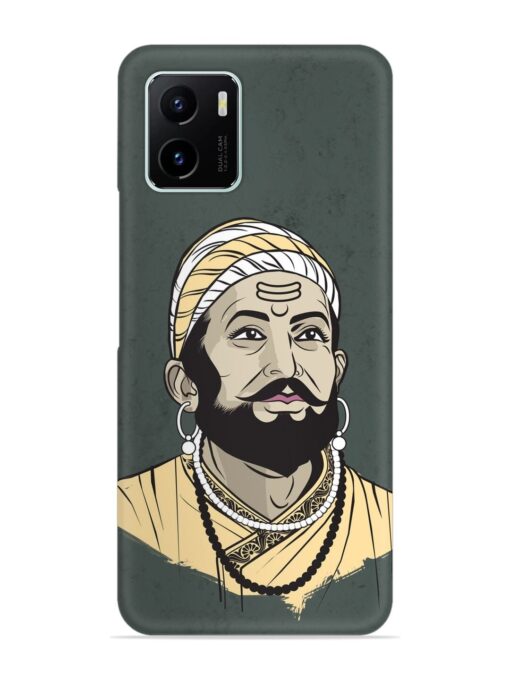 Shivaji Maharaj Vector Art Snap Case for Vivo Y15S Zapvi