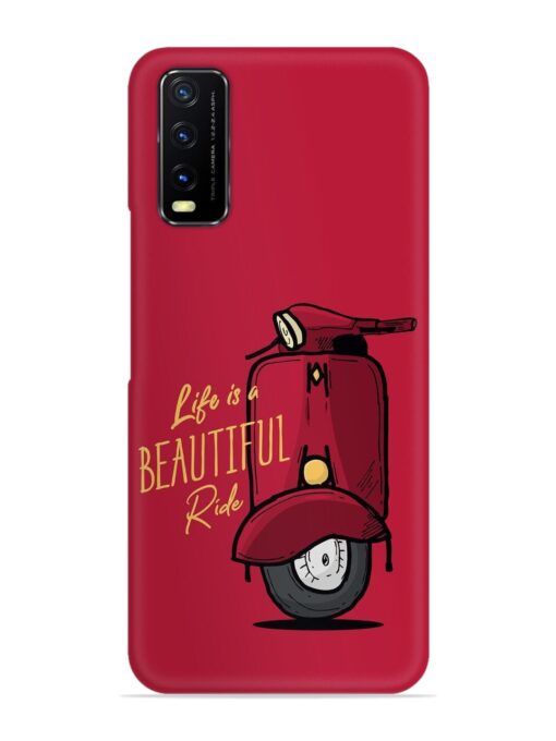 Life Is Beautiful Rides Snap Case for Vivo Y20T Zapvi
