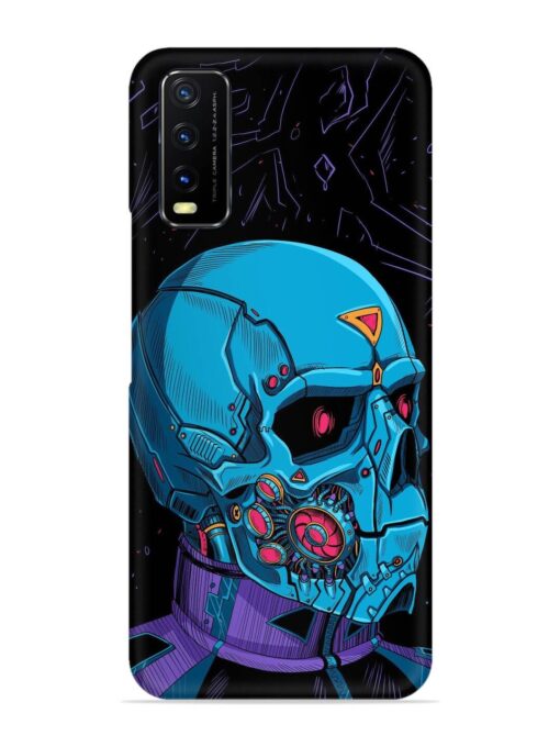 Skull Robo Vector Snap Case for Vivo Y20T Zapvi
