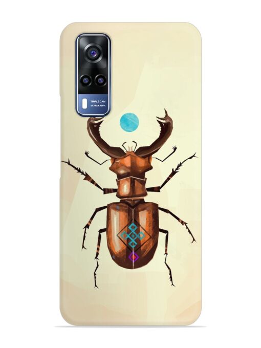 Stag Beetle Vector Snap Case for Vivo Y31 Zapvi