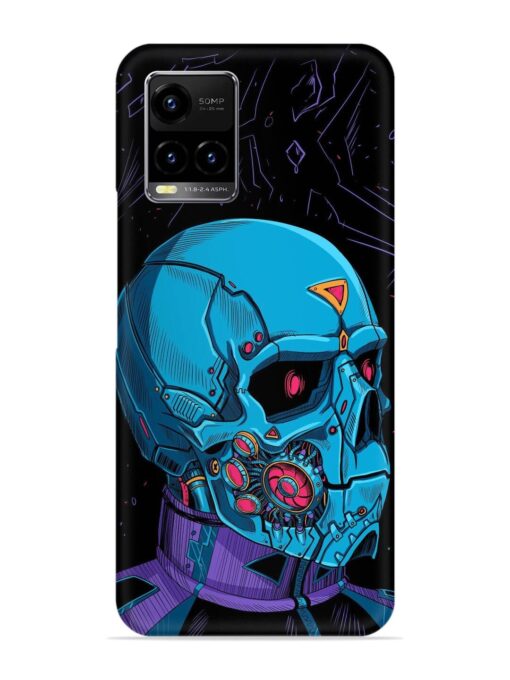 Skull Robo Vector Snap Case for Vivo Y33T Zapvi