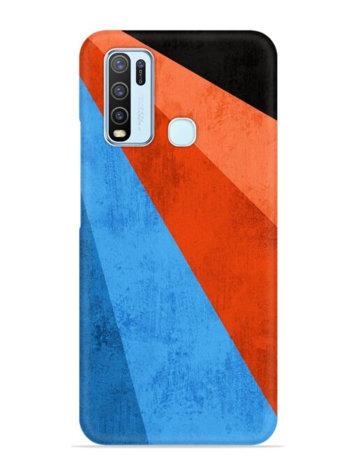 Modern Matte Abstract Snap Case for Vivo Y50 Zapvi