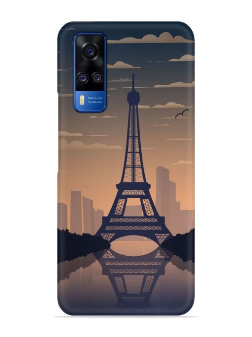 France Paris Eiffel Tower Gradient Snap Case for Vivo Y51 Zapvi