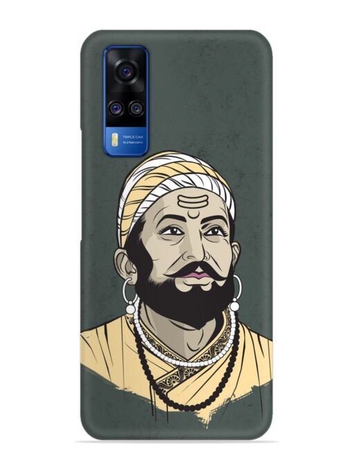 Shivaji Maharaj Vector Art Snap Case for Vivo Y51 Zapvi