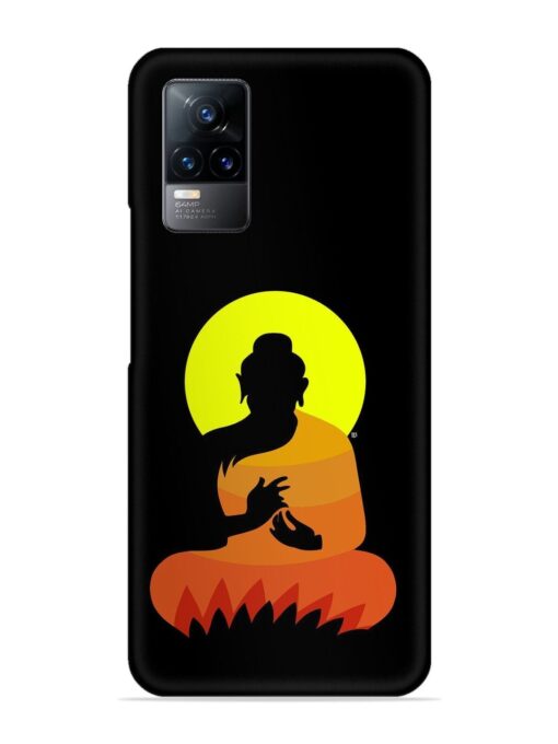 Buddha Art Black Snap Case for Vivo Y73 Zapvi