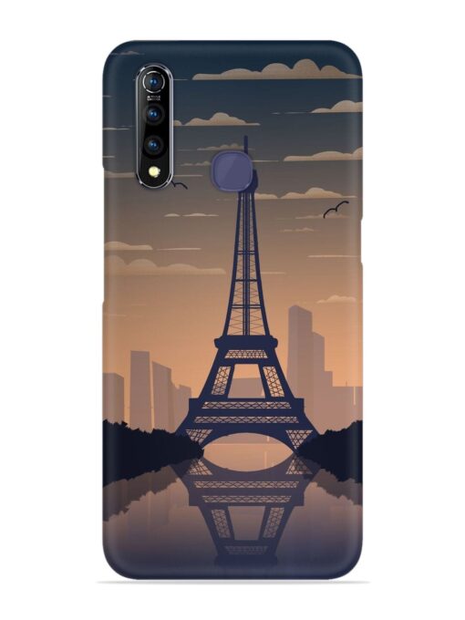 France Paris Eiffel Tower Gradient Snap Case for Vivo Z1 Pro Zapvi