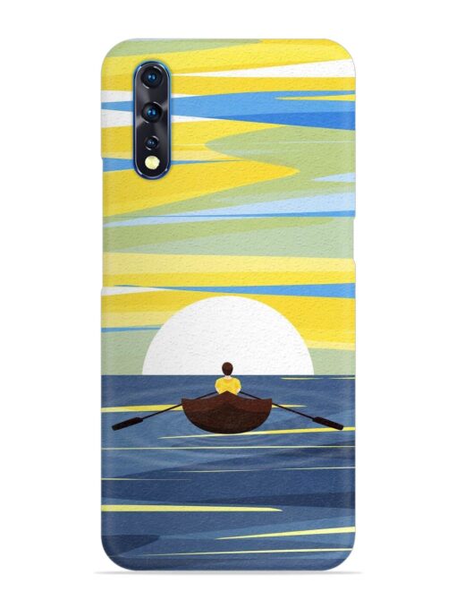 Rowing Person Ferry Paddle Snap Case for Vivo Z1X Zapvi