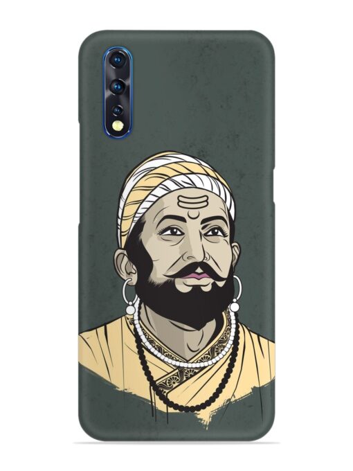 Shivaji Maharaj Vector Art Snap Case for Vivo Z1X Zapvi