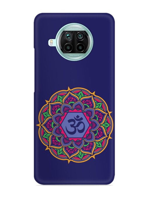 Om Mandala Art Blue Snap Case for Xiaomi Mi 10I (5G) Zapvi